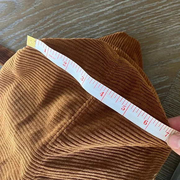 EUC Hirsch + Timber Brown Corduroy Zip-up Tote Bag - Picture 5 of 9